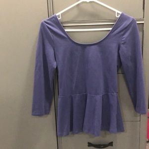 Soft, blue, business-casual shirt